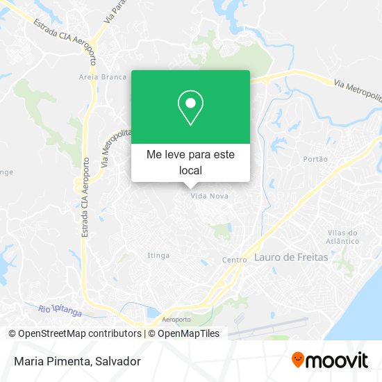 Maria Pimenta mapa
