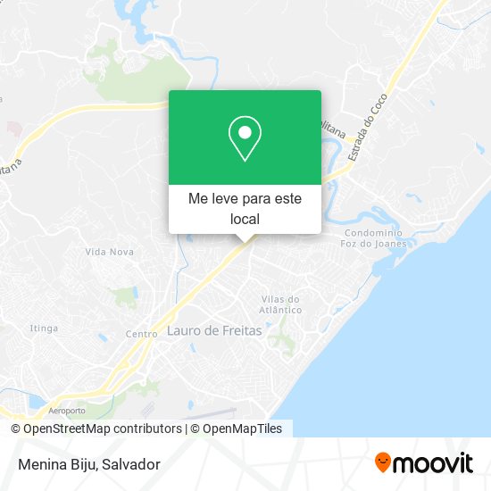 Menina Biju mapa