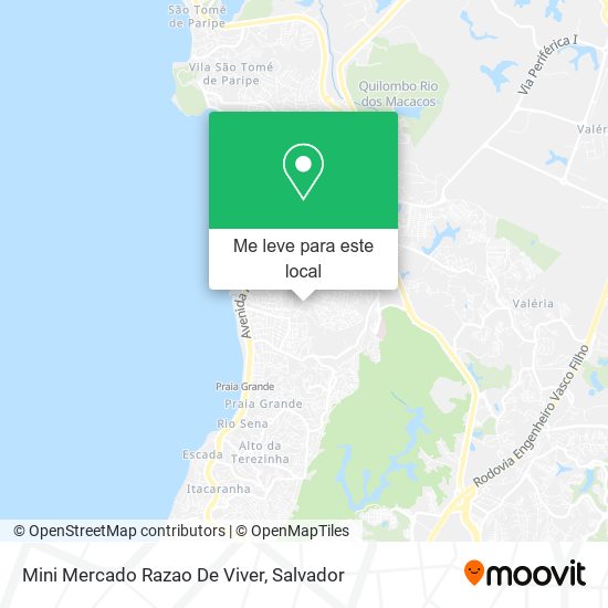 Mini Mercado Razao De Viver mapa