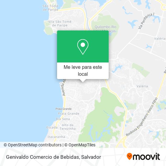 Genivaldo Comercio de Bebidas mapa