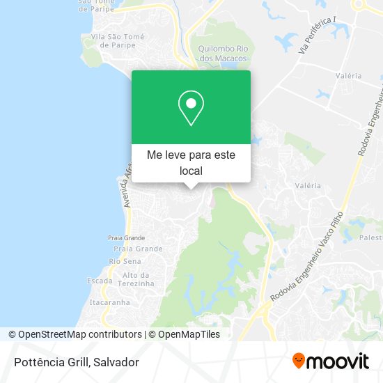 Pottência Grill mapa