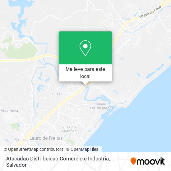 Atacadao Distribuicao Comércio e Indústria mapa