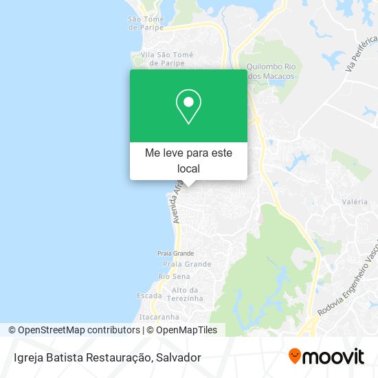 Igreja Batista Restauração mapa