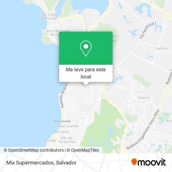 Mix Supermercados mapa