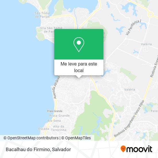 Bacalhau do Firmino mapa