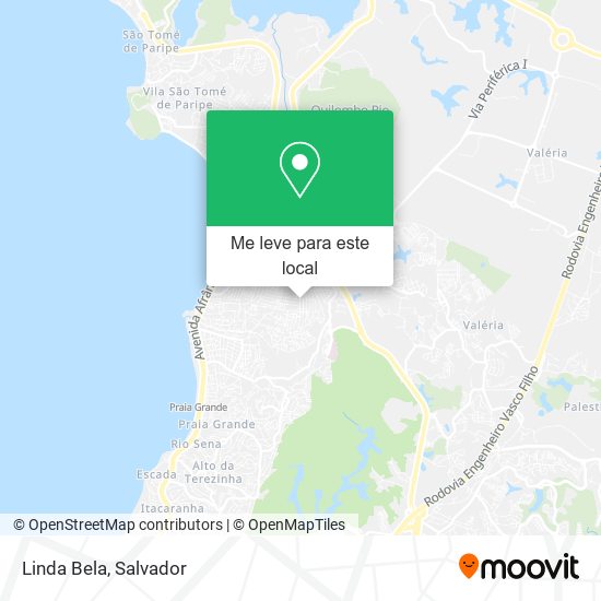 Linda Bela mapa