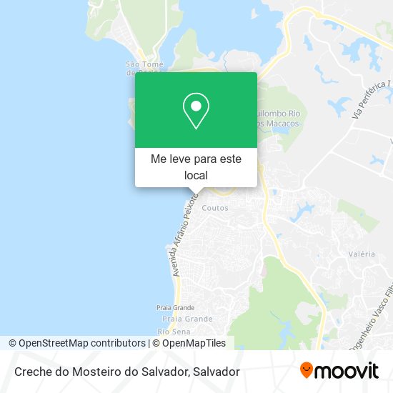 Creche do Mosteiro do Salvador mapa