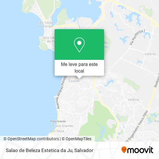 Salao de Beleza Estetica da Ju mapa