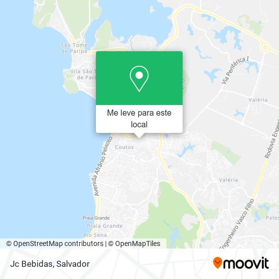 Jc Bebidas mapa