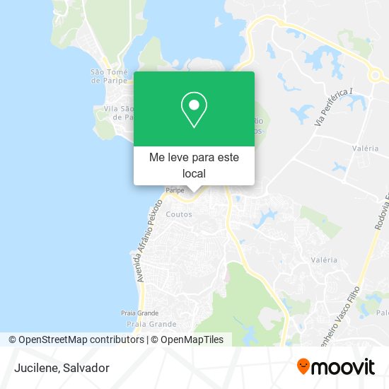 Jucilene mapa