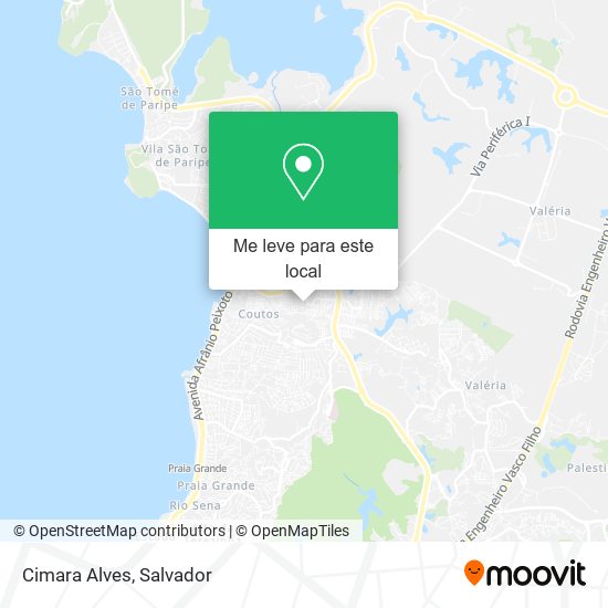 Cimara Alves mapa