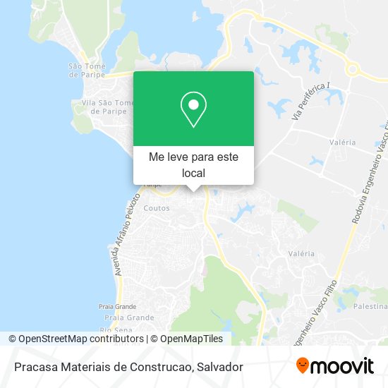 Pracasa Materiais de Construcao mapa