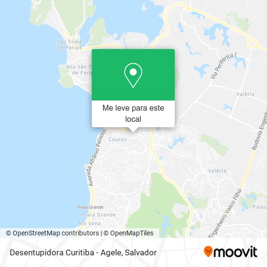 Desentupidora Curitiba - Agele mapa
