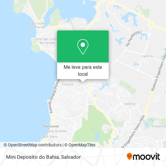 Mini Deposito do Bahia mapa