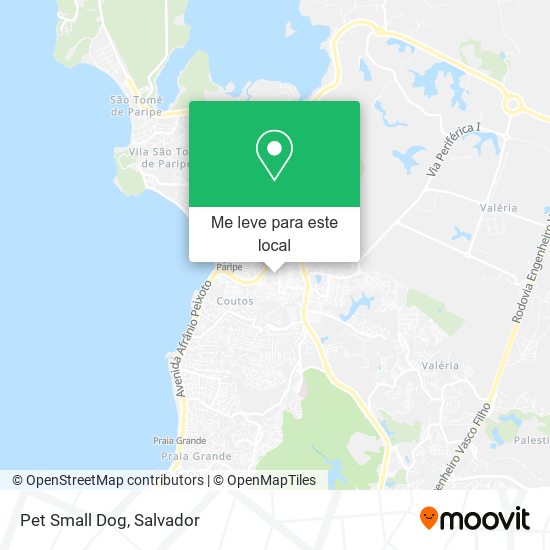 Pet Small Dog mapa