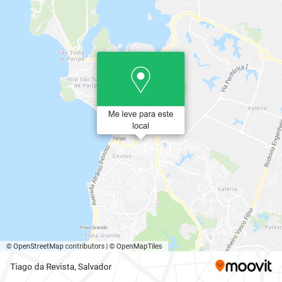 Tiago da Revista mapa