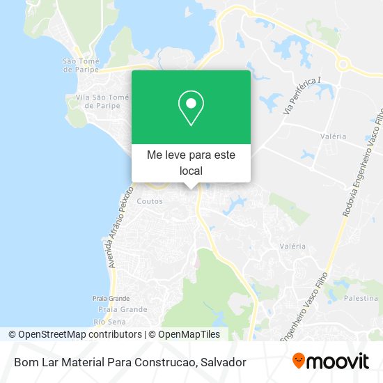 Bom Lar Material Para Construcao mapa