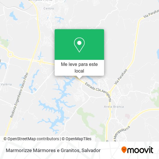 Marmorizze Mármores e Granitos mapa