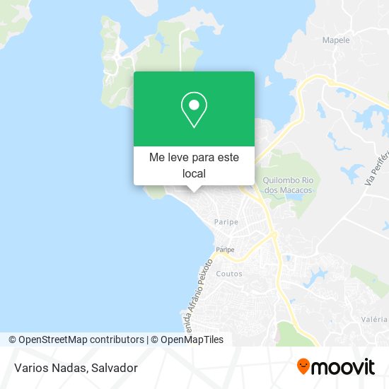 Varios Nadas mapa