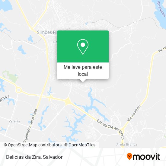 Delicias da Zira mapa