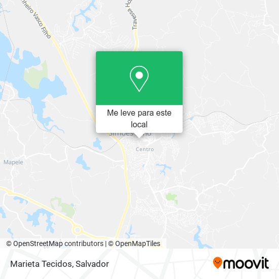 Marieta Tecidos mapa