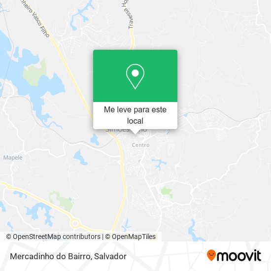 Mercadinho do Bairro mapa