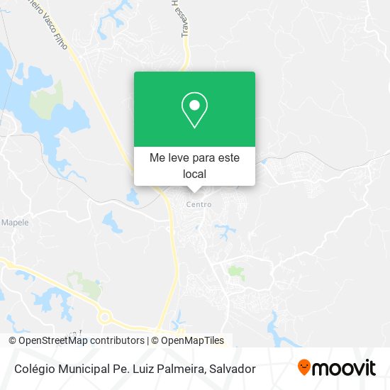 Colégio Municipal Pe. Luiz Palmeira mapa