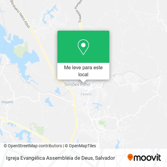 Igreja Evangélica Assembléia de Deus mapa