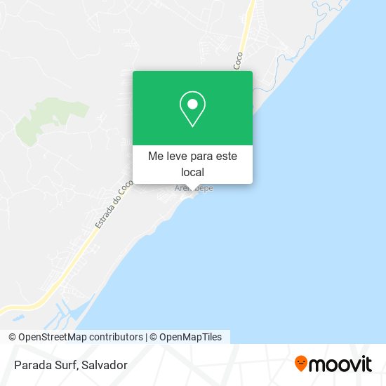 Parada Surf mapa