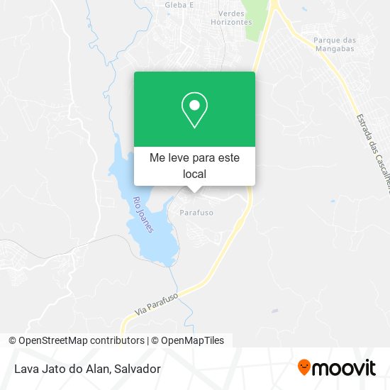 Lava Jato do Alan mapa