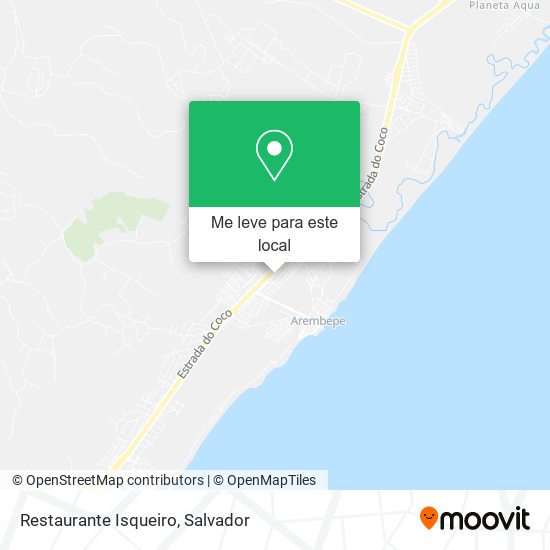 Restaurante Isqueiro mapa