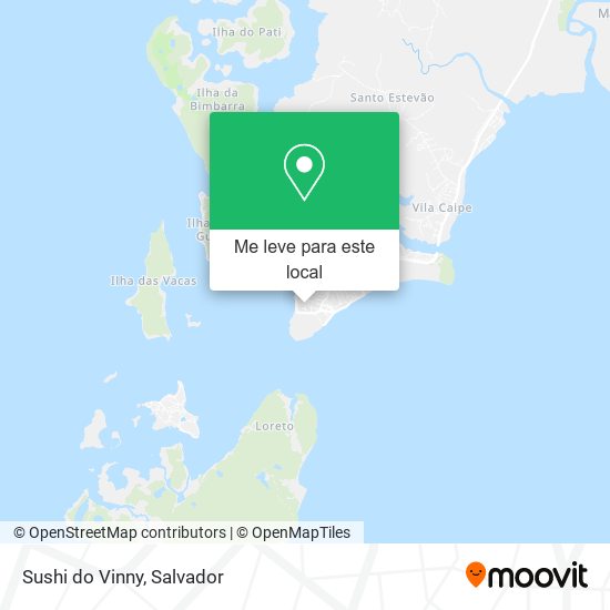 Sushi do Vinny mapa