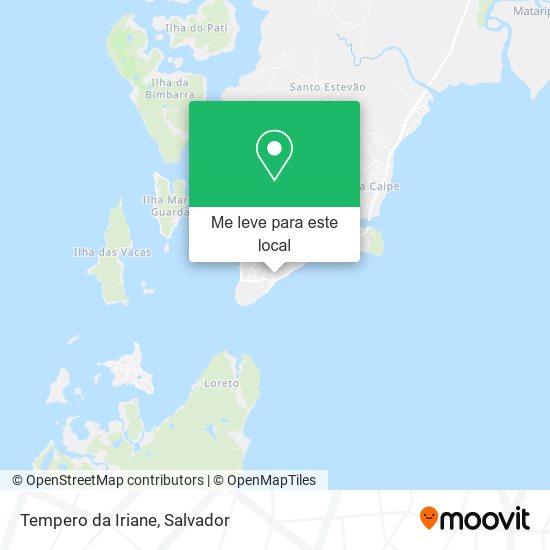 Tempero da Iriane mapa