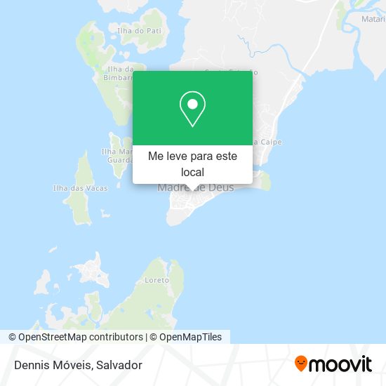 Dennis Móveis mapa