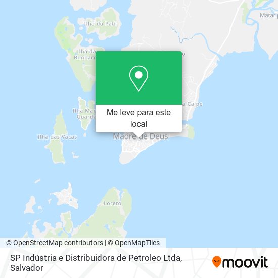 SP Indústria e Distribuidora de Petroleo Ltda mapa