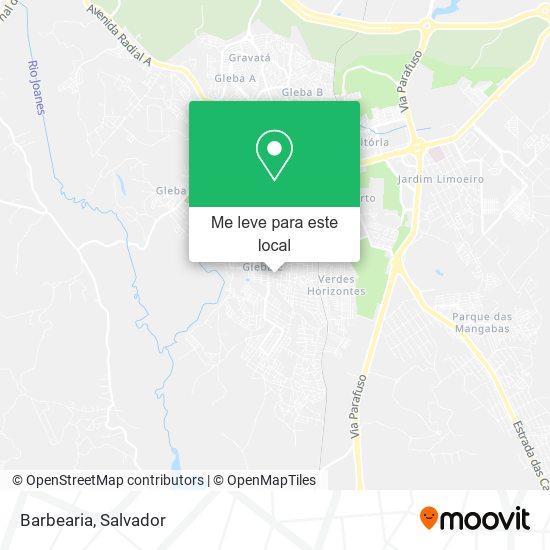 Barbearia mapa