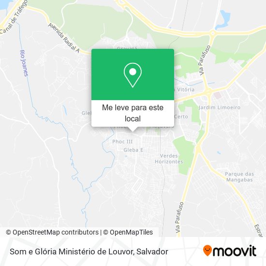 Som e Glória Ministério de Louvor mapa