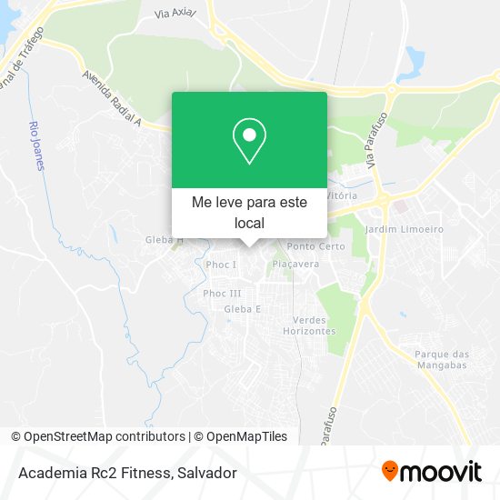 Academia Rc2 Fitness mapa