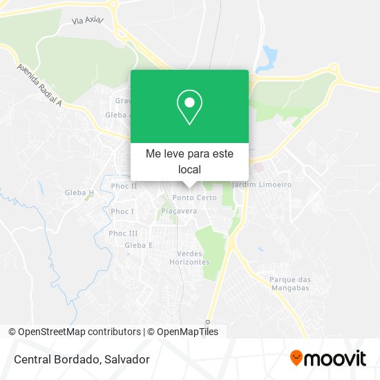 Central Bordado mapa