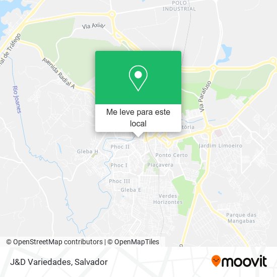 J&D Variedades mapa