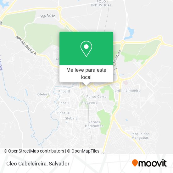 Cleo Cabeleireira mapa