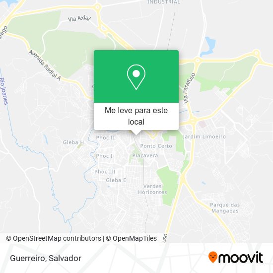 Guerreiro mapa