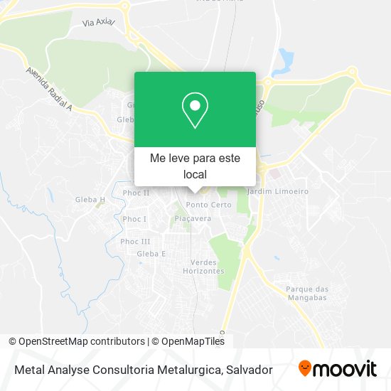 Metal Analyse Consultoria Metalurgica mapa