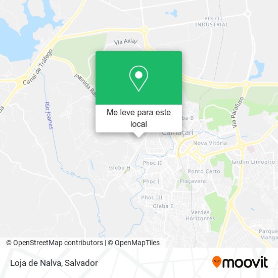 Loja de Nalva mapa