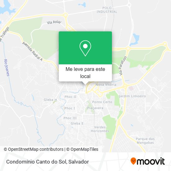 Condomínio Canto do Sol mapa