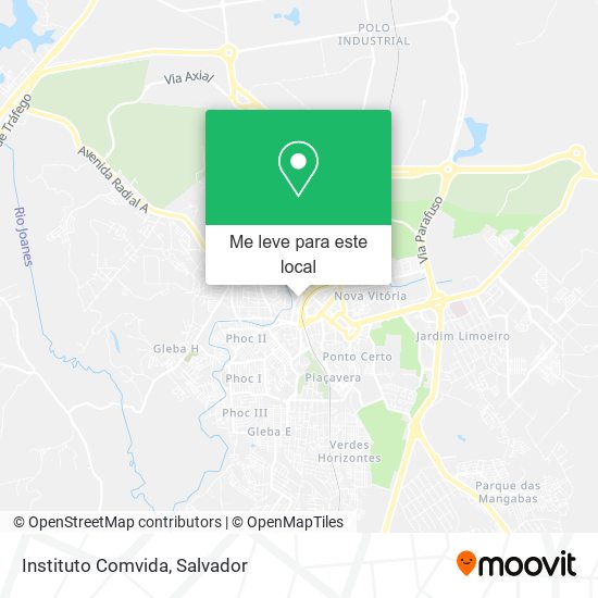 Instituto Comvida mapa