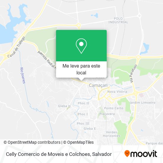 Celly Comercio de Moveis e Colchoes mapa