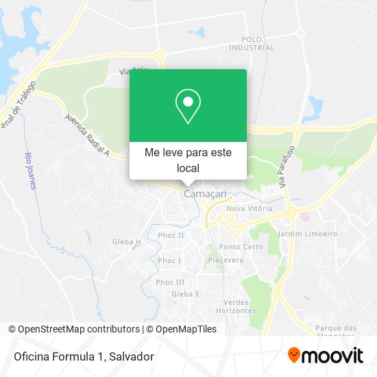 Oficina Formula 1 mapa