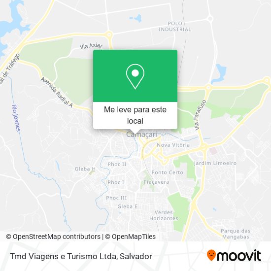 Tmd Viagens e Turismo Ltda mapa