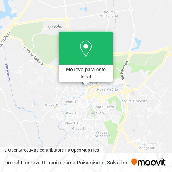 Ancel Limpeza Urbanização e Paisagismo mapa